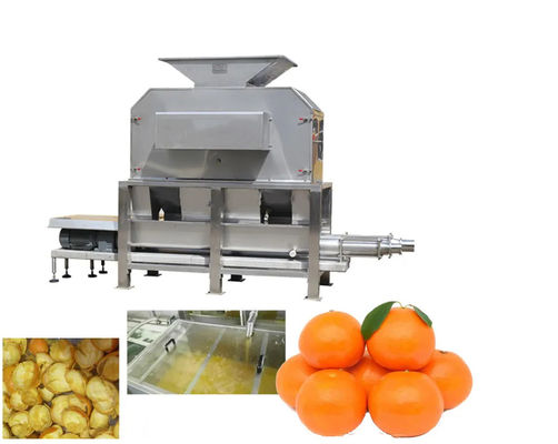 Βιομηχανική αυτόματη peeler χυμού από πορτοκάλι φρούτων μηχανή