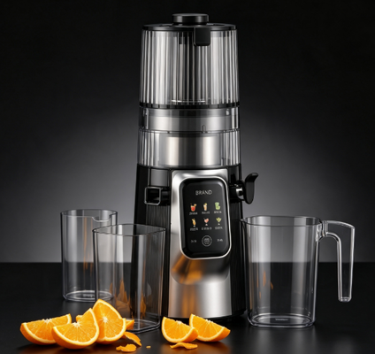 Φρέσκο Smart HJ102D 6-Mode Slow Masticating Juicer Ανοίξτε το πλήρες δυναμικό του προϊόντος σας με 135mm Wide Chute, 200W Cold Press & Self-Cleaning