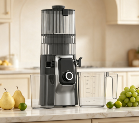 Αποχυμωτής Αργής Μάσησης Fresh Smart HJ102C – Ο Αποχυμωτής που σας Βοηθά να Ξεκινήσετε Φρέσκοι Κάθε Πρωί με 3 Ρυθμιζόμενες Ταχύτητες, 135mm Φαρδύς Ανοίγμα, 200W Ψυχρής Έκθλιψης & Αυτοκαθαριζόμενος