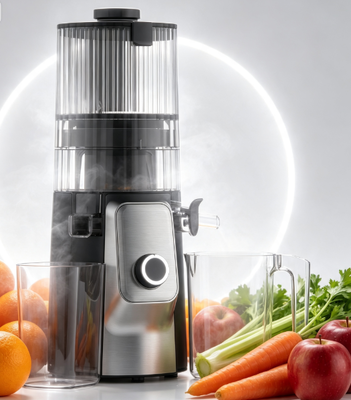 Αποχυμωτής Αργής Σύνθλιψης Fresh Smart HJ102C – Ο Αποχυμωτής που Κάνει το Ταξίδι Υγείας σας Συναρπαστικό με 3 Ρυθμιζόμενες Ταχύτητες, 135mm Φαρδύς Ανοίγμα, 200W Ψυχρής Πίεσης & Αυτοκαθαρισμός