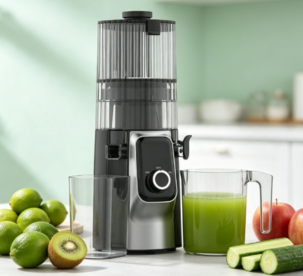 Φρέσκο Smart HJ102C Slow Masticating Juicer Ο χυμοκόπης που κάνει την κουζίνα σας να νιώθει ζωντανή με 3 ρυθμιζόμενες ταχύτητες, 135mm Wide Chute, 200W Cold Press & Self-Cleaning