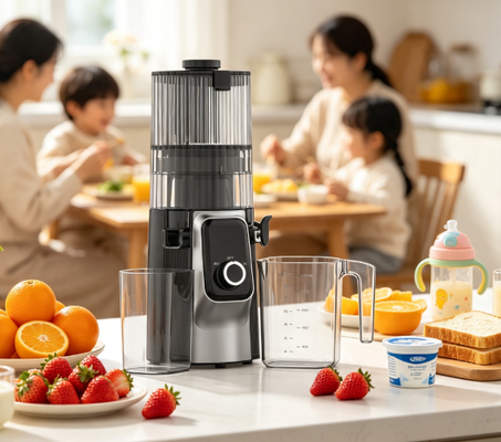 Αποχυμωτής Αργής Μάσησης Fresh Smart HJ102C – Ο Αποχυμωτής που Κάνει τους Χυμούς Υγιεινούς να Έχουν Γεύση Λιχουδιάς με 3 Ρυθμιζόμενες Ταχύτητες, 135mm Φαρδύς Ανοιχτήριος, 200W Ψυχρής Πίεσης & Αυτοκαθαριζόμενος