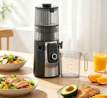 Αποχυμωτής Αργής Σύνθλιψης Fresh Smart HJ102C – Ο Αποχυμωτής που Μετατρέπει Κάθε Ποτήρι σε Έργο Τέχνης με 3 Ρυθμιζόμενες Ταχύτητες, 135mm Φαρδύς Ανοίγμα, 200W Ψυχρής Έκθλιψης & Αυτοκαθαρισμός