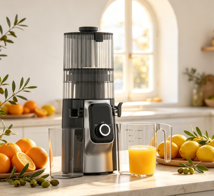 Αποχυμωτής Αργής Σύνθλιψης Fresh Smart HJ102C – Ο Αποχυμωτής που σας Βοηθά να Ευημερείτε με 3 Ρυθμιζόμενες Ταχύτητες, 135mm Φαρδύς Ανοίγμα, Ψυχρής Έκθλιψης 200W & Αυτοκαθαριζόμενος