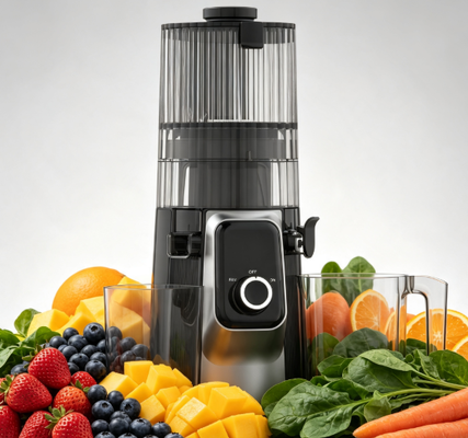 Επιβραδυντικός Αποχυμωτής Fresh Smart HJ102C – Ο Αποχυμωτής που Κάνει την Παρασκευή Χυμών Απόλαυση με 3 Ρυθμιζόμενες Ταχύτητες, 135mm Φαρδύς Ανοίγμα, 200W Ψυχρής Έκθλιψης & Αυτοκαθαριζόμενος