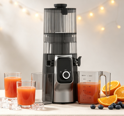 Αποχυμωτής Αργής Στύψης Fresh Smart HJ102C – Ο Αποχυμωτής που Κάνει τον Χυμό Άξιο Ξυπνήματος με 3 Ρυθμιζόμενες Ταχύτητες, 135mm Φαρδύς Ανοίγμα, 200W Ψυχρής Έκθλιψης & Αυτοκαθαριζόμενος