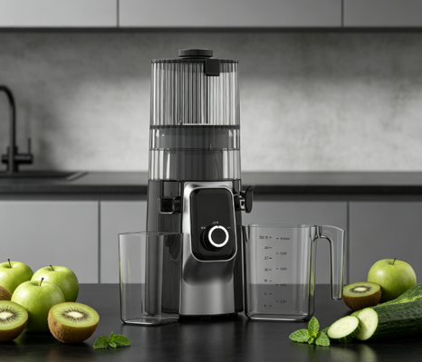 Αποχυμωτής Αργής Σύνθλιψης Fresh Smart HJ102C – Ο Αποχυμωτής που σας δίνει την τέλεια πίεση κάθε φορά με 3 ρυθμιζόμενες ταχύτητες, φαρδύ στόμιο 135mm, ψυχρής πίεσης 200W & αυτόματο καθαρισμό