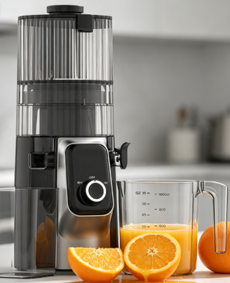 Αποχυμωτής Αργής Στύψης Fresh Smart HJ102C – Ο Αποχυμωτής που Ξεκλειδώνει το Πλήρες Δυναμικό Κάθε Συστατικού με 3 Ρυθμιζόμενες Ταχύτητες, 135mm Φαρδύς Ανοίγμα, Ψυχρής Πίεσης 200W & Αυτοκαθαριζόμενος