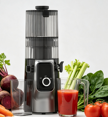 Έξυπνος Αργός Αποχυμωτής HJ102C της Fresh – Η Έξυπνη Επιλογή για Προσαρμοσμένη Παρασκευή Χυμών με 3 Ρυθμιζόμενες Ταχύτητες, 135mm Φαρδύς Ανοίγμα, 200W Ψυχρής Έκθλιψης & Αυτοκαθαριζόμενος