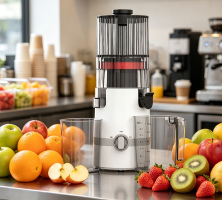 Αποχυμωτής Αργής Στύψης Fresh Smart HJ102B – Φρέσκος Χυμός, Φρέσκια Αρχή, Φρέσκα Πρωινά Οικογένειας με Άνοιγμα 135mm, Ψυχρής Έκθλιψης 200W, Αυτοκαθαριζόμενος & Κλείδωμα