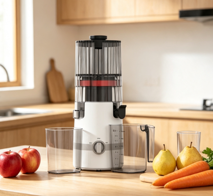 Αποχυμωτής Αργής Στύψης Fresh Smart HJ102B – Η Απλή, Έξυπνη, Ασφαλής Επιλογή για την Οικογένειά σας με Άνοιγμα 135mm, Ψυχρής Έκθλιψης 200W, Αυτοκαθαρισμό & Κλείδωμα Ασφαλείας