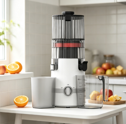 Αποχυμωτής Αργής Στύψης Fresh Smart HJ102B – Ξεκινήστε το Ταξίδι Υγείας της Οικογένειάς σας Εδώ με Άνοιγμα 135mm, Ψυχρής Έκθλιψης 200W, Αυτοκαθαρισμό & Κλείδωμα Ασφαλείας για το Σπίτι