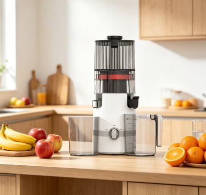 Αποχυμωτής Αργής Στύψης Fresh Smart HJ102B – Φρέσκος Χυμός, Φρέσκια Αρχή, Φρέσκια Οικογενειακή Υγεία με Άνοιγμα 135mm, Ψυχρής Έκθλιψης 200W, Αυτοκαθαριζόμενος & Κλείδωμα Ασφαλείας