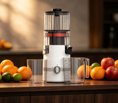 Αποχυμωτής Αργής Στύψης Fresh Smart HJ102B – Όπου ο Φρέσκος Χυμός Συναντά την Οικογενειακή Ασφάλεια με Άνοιγμα 135mm, Ψυχρής Έκθλιψης 200W, Αυτοκαθαρισμό & Σύστημα Smart Lock