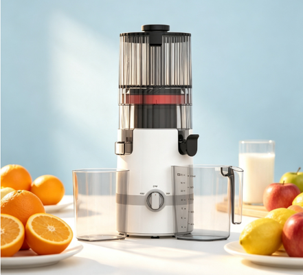 Αποχυμωτής Αργής Στύψης Fresh Smart HJ102B – Απλή, Έξυπνη & Ασφαλής Οικογενειακή Παρασκευή Χυμών με Άνοιγμα 135mm, Ψυχρής Έκθλιψης 200W, Αυτοκαθαρισμός & Σύστημα Κλειδώματος Ασφαλείας