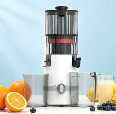 Φρέσκο Smart HJ102B Slow Masticating Juicer Κάντε κάθε πρωί με 135mm Chute, 200W Cold Press, αυτοκαθαριστικό & φιλικό προς τα παιδιά κλειδί ασφαλείας