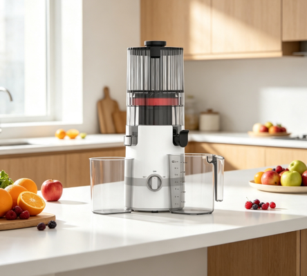 Φρέσκος Smart HJ102B Slow Masticating Juicer   Η καθημερινή υγιεινή συνήθεια της οικογένειάς σας με 135mm Chute, 200W Cold Press, αυτοκαθαριστικό & ασφαλές κλειδί ασφαλείας