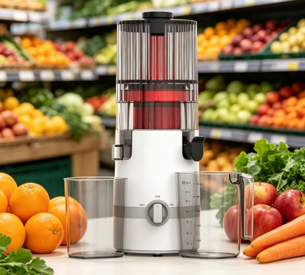 Φρέσκο Smart HJ102B Slow Masticating Juicer Το απαραίτητο οικογενειακό χυτοκόπημα με σύστημα SecureLock, 135mm Wide Chute, 200W Motor & Self-Cleaning για υγιή καθημερινή ζωή