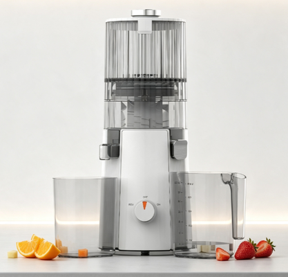 Αποχυμωτής Αργής Στύψης Fresh Smart HJ102A – Κανάλι Ολόκληρων Φρούτων 135mm, Κινητήρας Ψυχρής Πίεσης 200W με Λειτουργία Αυτοκαθαρισμού, Χωρίς BPA, Φρεσκάδα 72 Ωρών