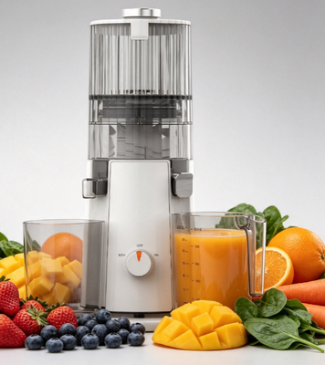 Αποχυμωτής Αργής Μάσησης Fresh Smart HJ102A – 200W Ψυχρής Έκθλιψης για Ολόκληρα Φρούτα & Λαχανικά, Χωρίς BPA, Αυτοκαθαριζόμενος με 72ωρη Φρεσκάδα Χυμού