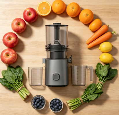 Fresh Smart HJ303 Επιτρέπει Αργή Εξαγωγή Χυμού με Μαστίχωση — Σας Επιτρέπει να Κάνετε Βήμα Πίσω