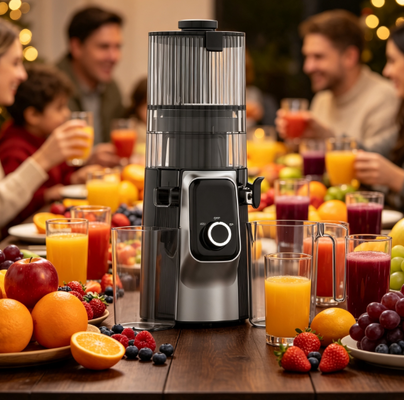 Ανθεκτικό ABS Body Slow Juicer HJ102C, Αντιοξειδωτικό Αποσπώμενο Φρούτων και Λαχανικών για καθημερινά υγιεινά ποτά