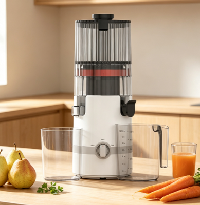 Φρέσκο Smart HJ102B Premium Home Juicer Μεγάλο Hopper, ήσυχη λειτουργία & εύκολο καθαρό σχεδιασμό