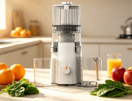 Επιτραπέζιος αποχυμωτής Fresh Smart HJ102A χωρίς BPA με αργή μάσηση — Ισχύς 200W, θύρα τροφοδοσίας 135mm για ολόκληρα μήλα